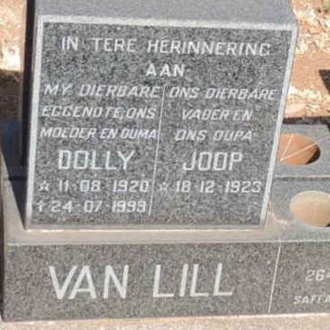 LILL Joop, van 1923-  & Dolly 1920-1999