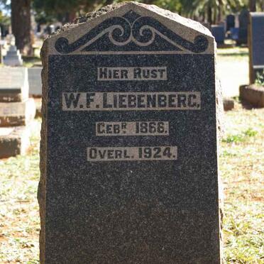LIEBENBERG W.F. 1866-1924