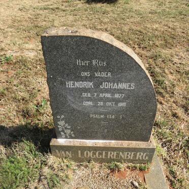 LOGGERENBERG Hendrik Johannes, van 1877-1918