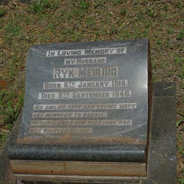 MEIRING Ryk 1915-1946