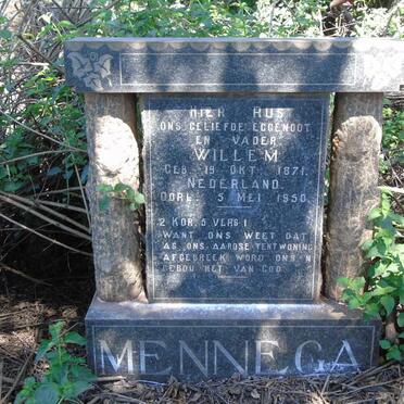 MENNEGA Willem 1871-1950