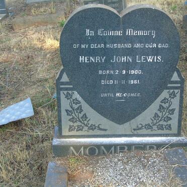 MOMBERG Henry John Lewis 1900-1961