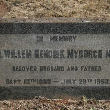 MYBURGH Willem Hendrik 1898-1953