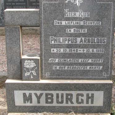 MYBURGH Philippus Arnoldus 1948-1959