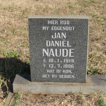 NAUDE Jan Daniel 1919-1996