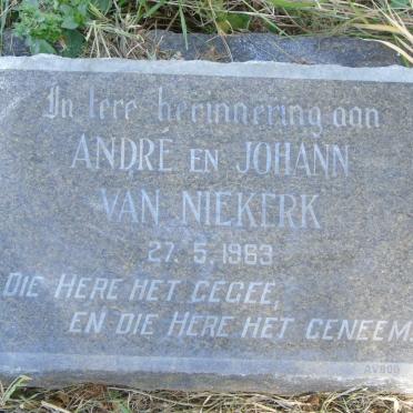 NIEKERK Andre, van -1963 :: VAN NIEKERK Johan -1963