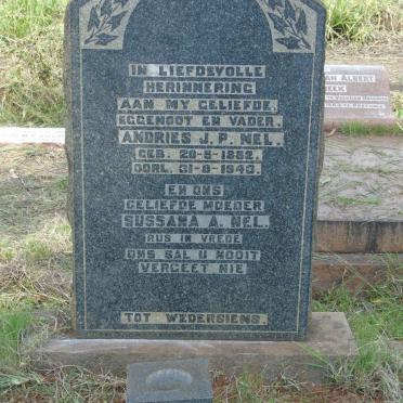 NEL Andries J.P. 1882-1943 & Sussana A. 1886-1970