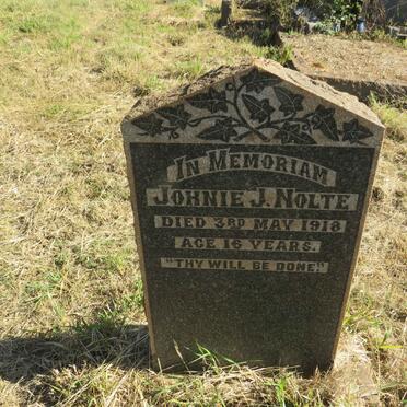 NOLTE Johnie J. -1918