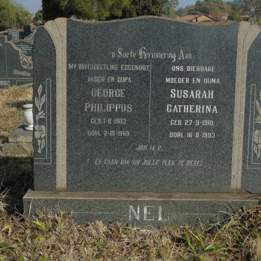 NEL George Philippus 1903-1969 &amp; Susarah Catherina 1910-1993