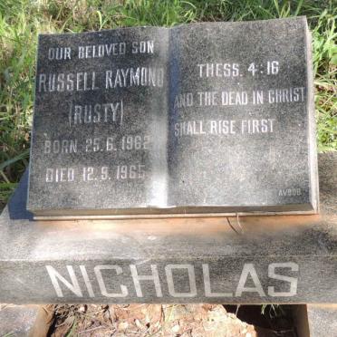 NICHOLAS Russel Raymond 1962-1965