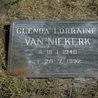 NIEKERK Glenda Lorraine, van 1940-1992