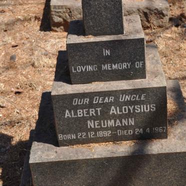 NEUMANN Albert Aloysius 1892-1967