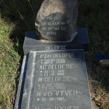 OELOFSE :: V.D. VYVER