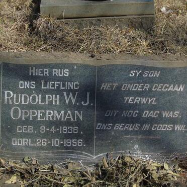 OPPERMAN Rudolph W.J. 1936-1956