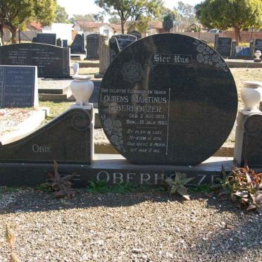 OBERHOLZER Lourens Martinus 1913-1963 