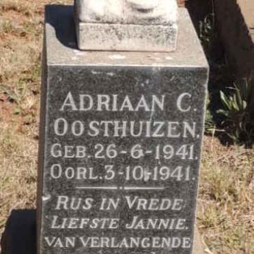 OOSTHUIZEN Adriaan C. 1941-1941