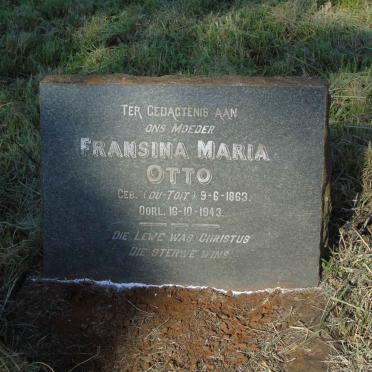 OTTO Fransina Maria 1863-1943
