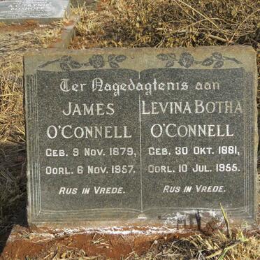 O'CONNELL James 1879-1957 & Levina Botha 1881-1955