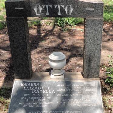 OTTO Johanna Elizabeth Isabella 1914-1957