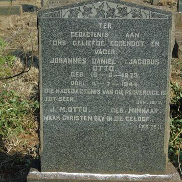 OTTO Johannes Daniel Jacobus 1873-1944