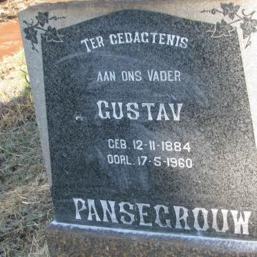 PANSEGROUW Gustav 1884-1960