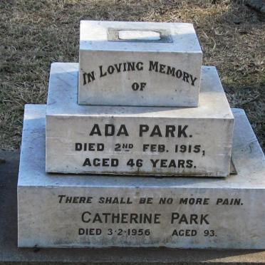 PARK Catherine -1956 :: PARK Ada -1915