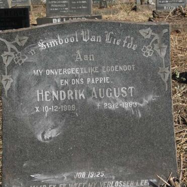 PLESSIS Hendrik August, du 1909-1963