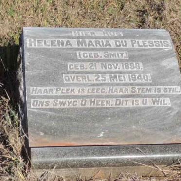 PLESSIS Helena Maria, du nee SMIT 1898-1940