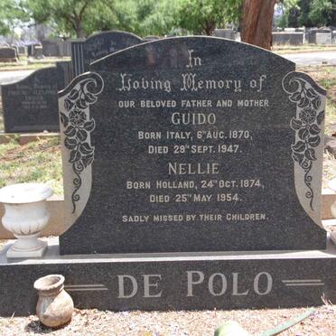 POLO Guido, de 1870-1947 &amp; Nellie 1874-1954