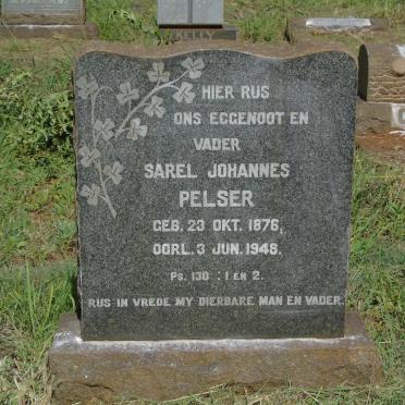 PELSER Sarel Johannes 1876-1948