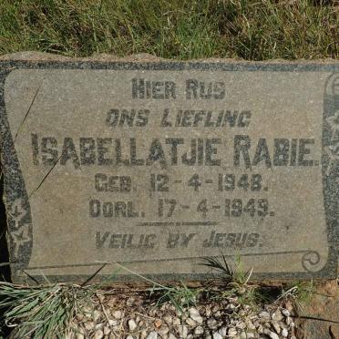RABIE Isabellatjie 1948-1949