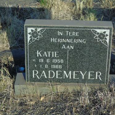 RADEMEYER Katie 1958-1968