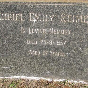 REIMERS Muriel Emily -1957