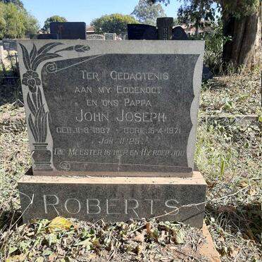 ROBERTS John Joseph 1937-1971