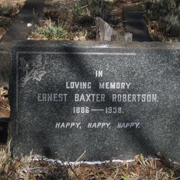 ROBERTSON Ernest Baxter 1886-1938 & Maria Magdalena 1894-1968 :: ROBERTSON John Henry 1923-1938_2