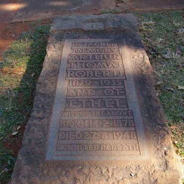 ROBERTS Arthur Thomas 1879-1935 &amp; Ethel 1878-1948