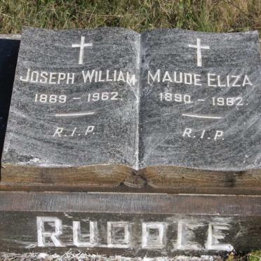 RUDDLE Joseph William 1889-1962 &amp; Maude Eliza 1890-1962