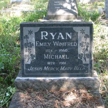 RYAN Michael 1872-1961 &amp; Emily Winifred 1874-1960