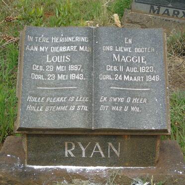 RYAN Louis 1897-1943 :: RYAN Maggie 1923-1948