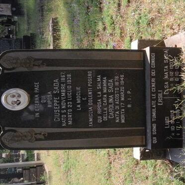 SADA Giuseppe 1867-1938 &amp; Carolina 1876-1946 :: ERSILI Luigi 1913-2006 &amp; Elsa SADA 190?-19??