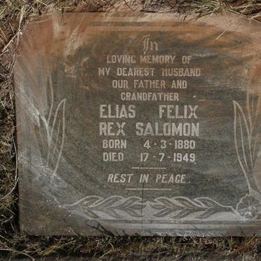 SALOMON Elias Felix Rex 1880-1949