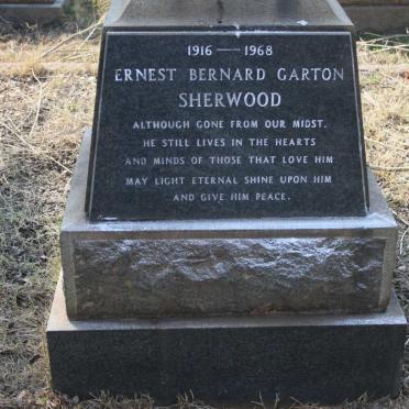 SHERWOOD Ernest Bernard Garton 1916-1968
