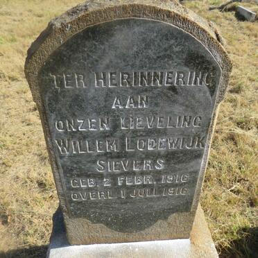 SIEVERS Willem Lodewijk 1916-1916