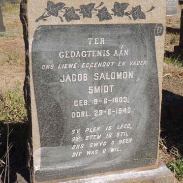SMIDT Jacob Salomon 1903-1940