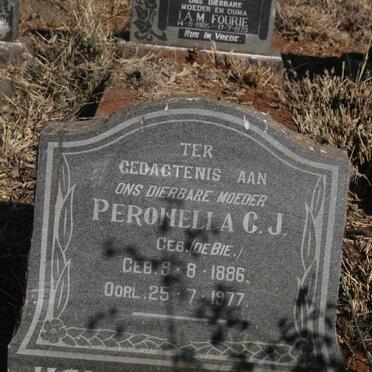 SPEK Peronella C.J., van der nee DE BIE 1886-1977