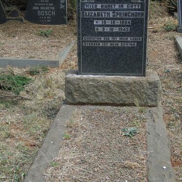 SPRINGHORN Elizabeth 1884-1945