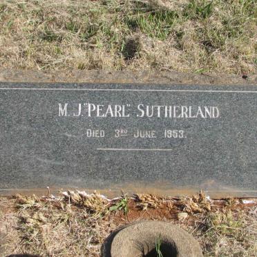 SUTHERLAND M.J. -1953