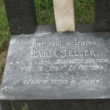 TELGER Maria 1896-1967