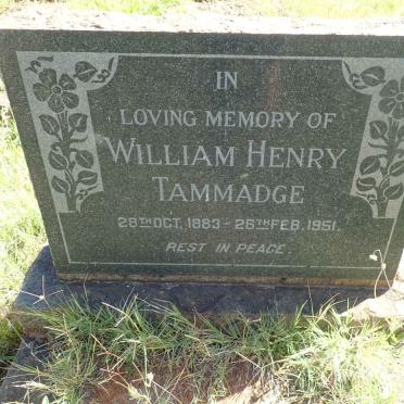 TAMMADGE William Henry 1883-1951