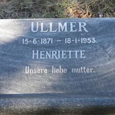 ULLMER Henriette 1871-1953